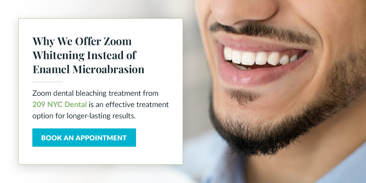 Why We Offer Zoom Whitening Instead of Enamel Microabrasion