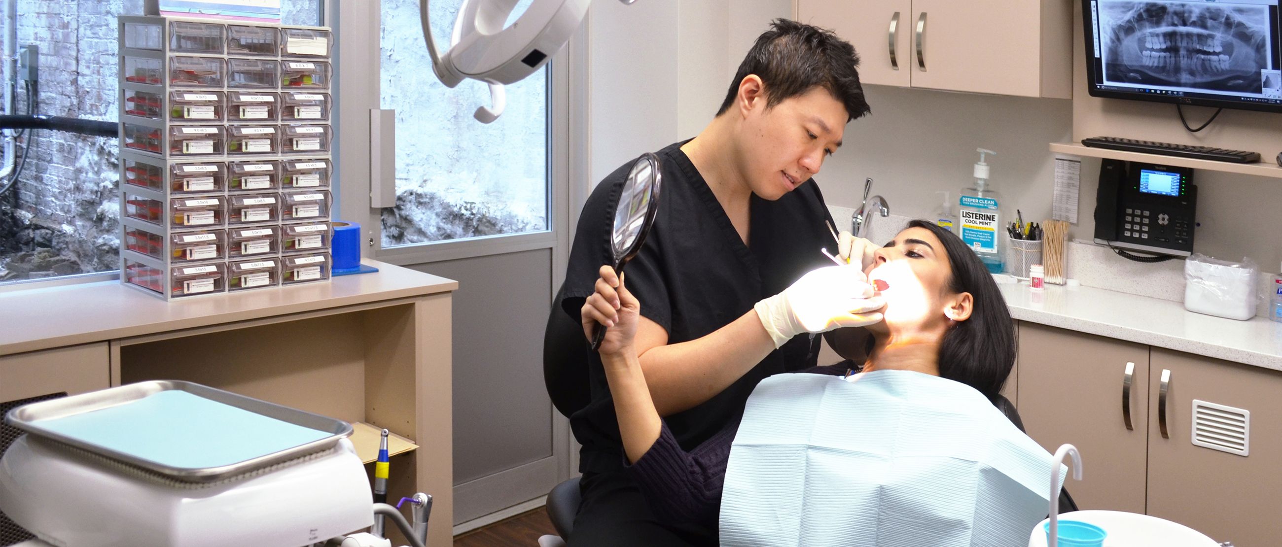Emergency Treatment by Top-rated Dentist from 209 NYC Dental, proving emergency dental care in New York City dental office