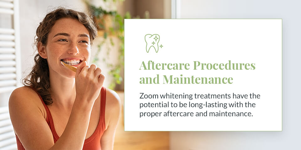 Aftercare Procedures and Maintaining the Whitening Effect