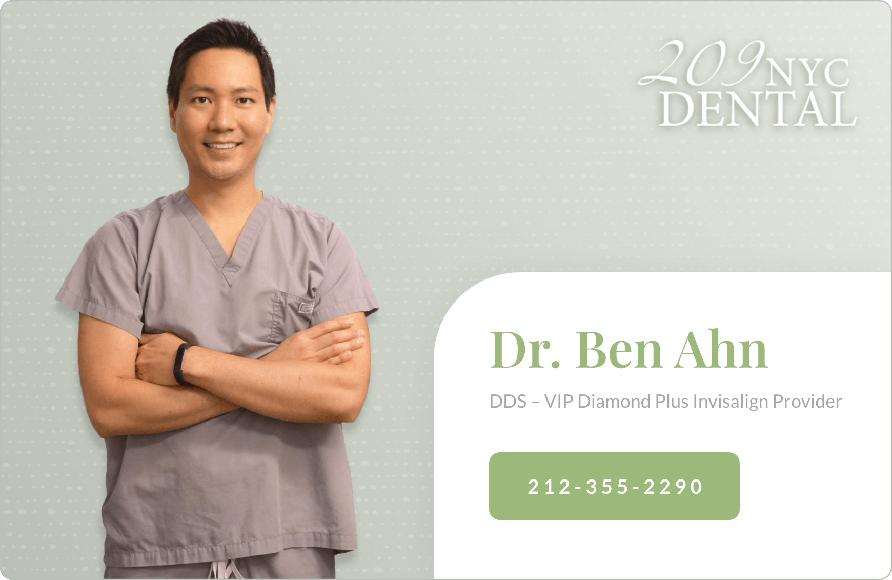 Dr. Ben Ahn, who works at 209 NYC Dental