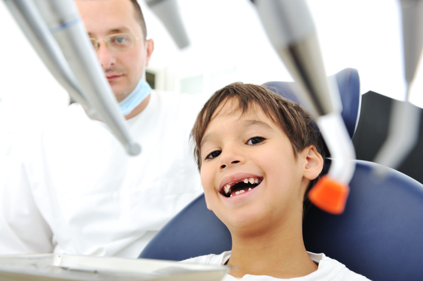 Teeth checkup at dentist's office