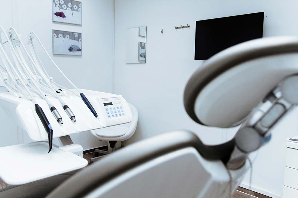 The interior view of an NYC dental center